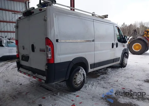 2020 Ram Promaster 1500 Low Roof 136 Wb из США, поврежденный, VIN 3C6TRVAG6LE130105